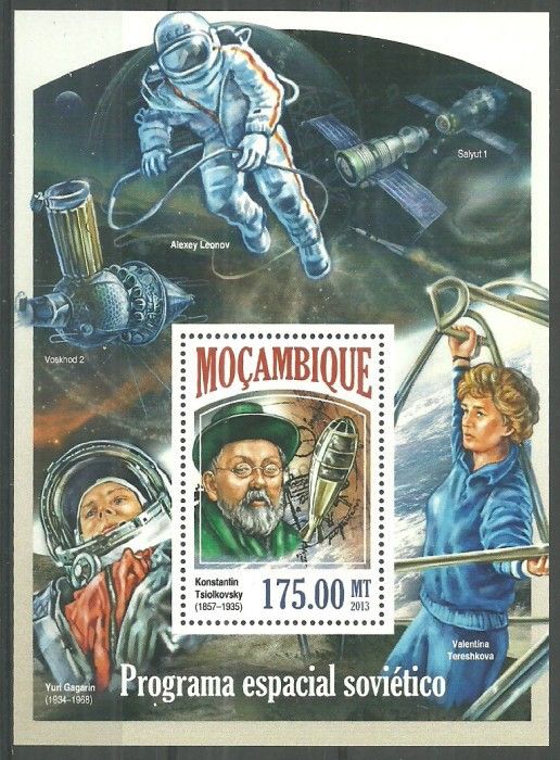 Znaczek Mozambik 2013 Mi bl 842 Czyste **