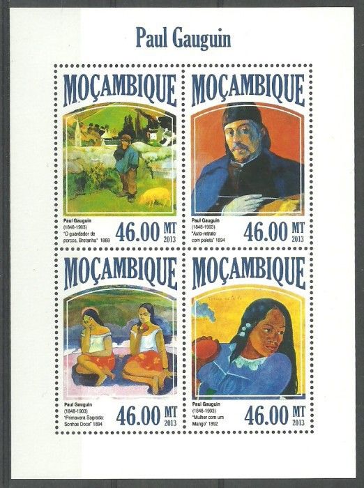 Znaczek Mozambik 2013 Mi ark 7017-7020 Czyste **