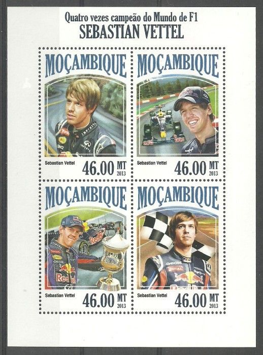 Znaczek Mozambik 2013 Mi ark 7062-7065 Czyste **