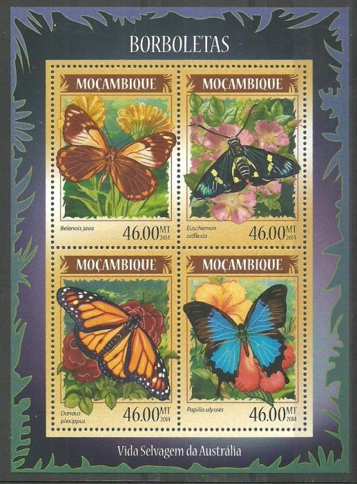 Znaczek Mozambik 2014 Mi ark 7244-7247 Czyste **