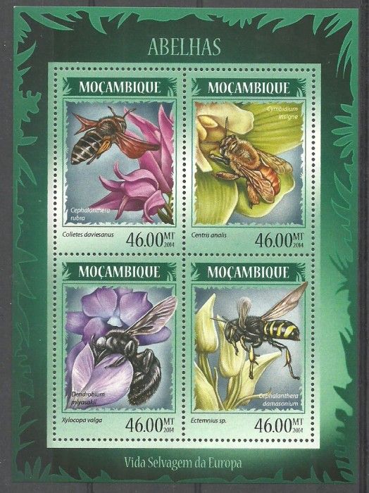 Znaczek Mozambik 2014 Mi ark 7250-7253 Czyste **