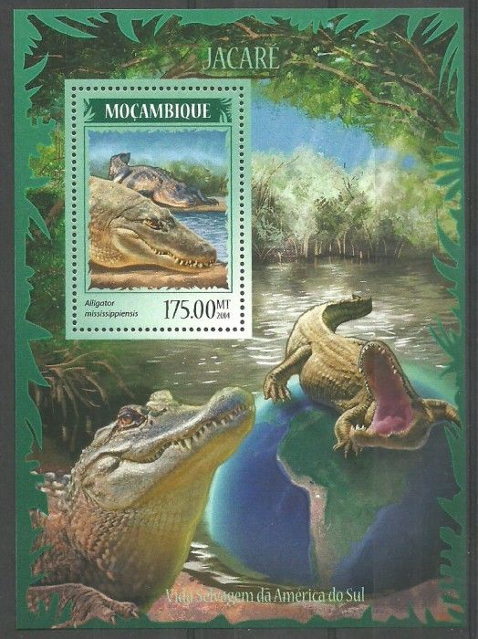 Znaczek Mozambik 2014 Mi bl 893 Czyste **