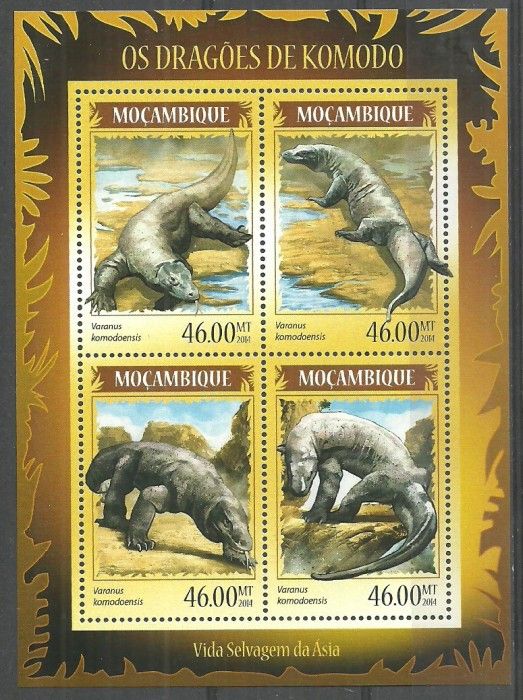 Znaczek Mozambik 2014 Mi ark 7270-7273 Czyste **