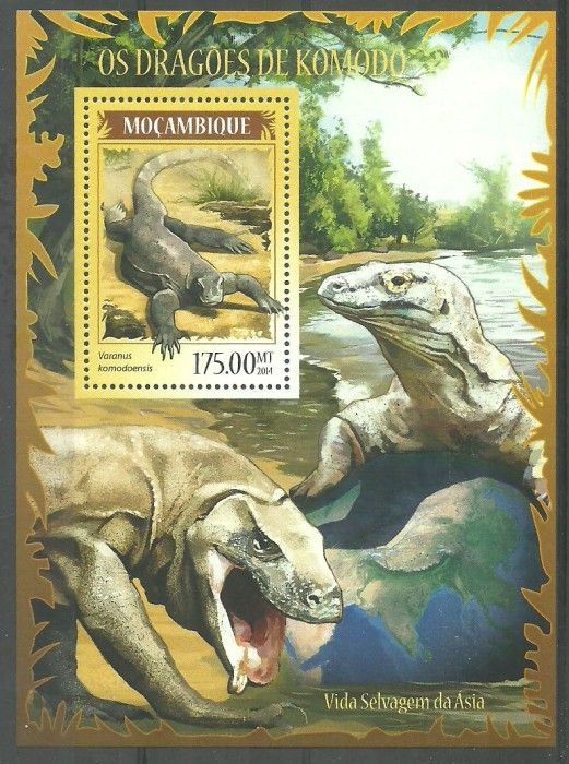 Znaczek Mozambik 2014 Mi bl 894 Czyste **