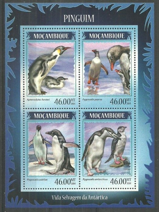 Znaczek Mozambik 2014 Mi ark 7285-7288 Czyste **