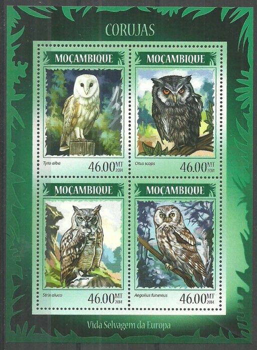 Znaczek Mozambik 2014 Mi ark 7299-7302 Czyste **