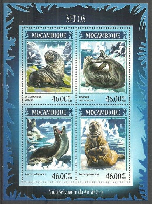 Znaczek Mozambik 2014 Mi ark 7335-7338 Czyste **