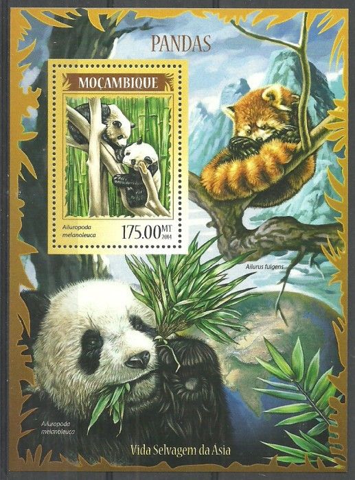 Znaczek Mozambik 2014 Mi bl 908 Czyste **