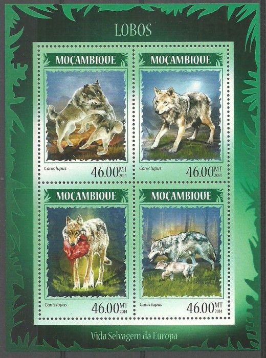 Znaczek Mozambik 2014 Mi ark 7355-7358 Czyste **