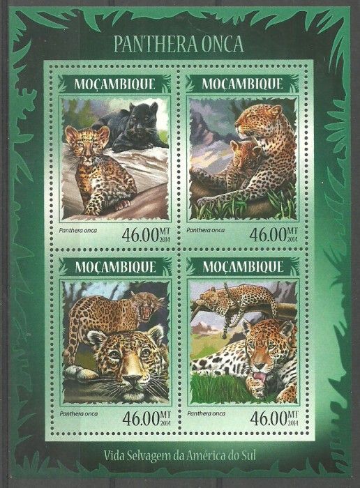 Znaczek Mozambik 2014 Mi ark 7365-7368 Czyste **