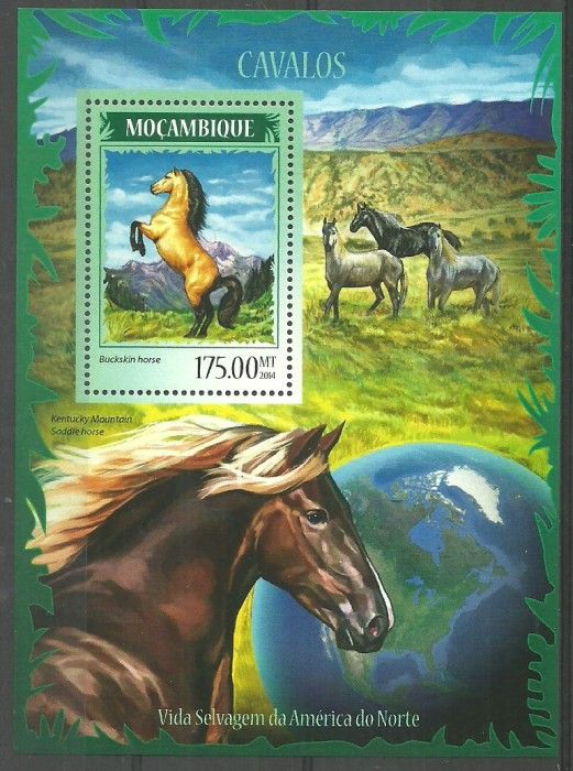 Znaczek Mozambik 2014 Mi bl 916 Czyste **