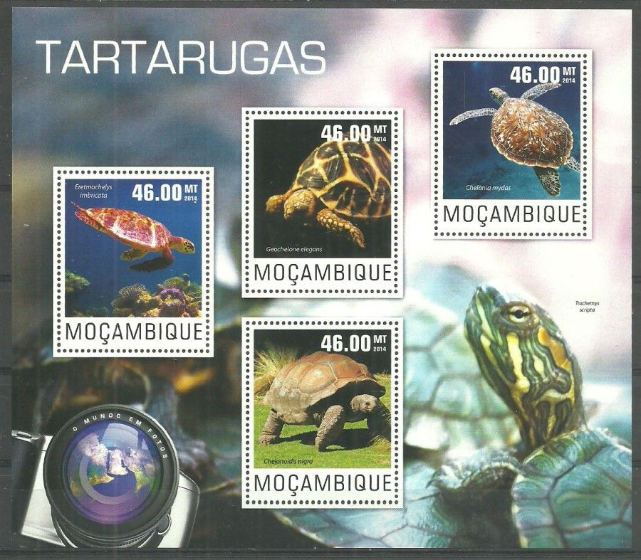 Znaczek Mozambik 2014 Mi ark 7580-7583 Czyste **