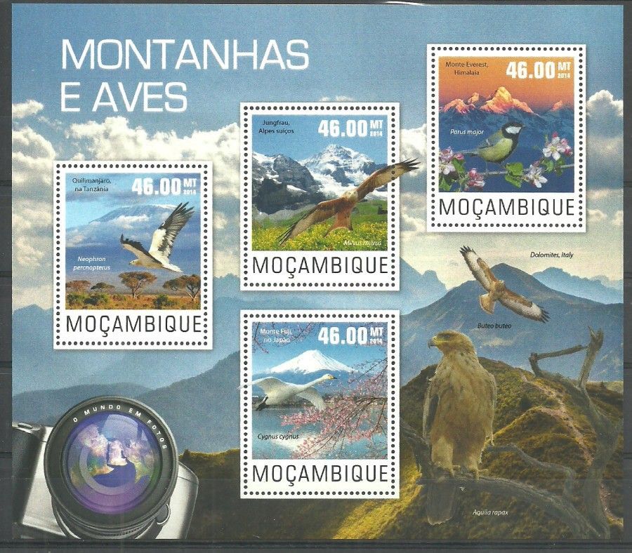 Znaczek Mozambik 2014 Mi ark 7610-7613 Czyste **