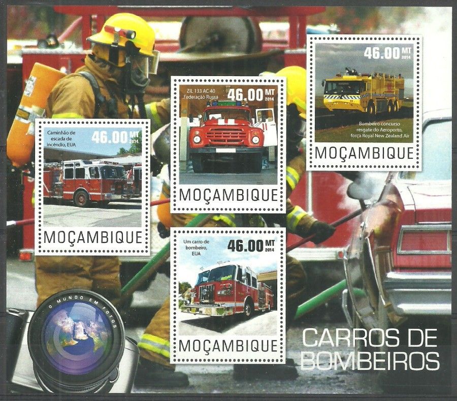 Znaczek Mozambik 2014 Mi ark 7670-7673 Czyste **