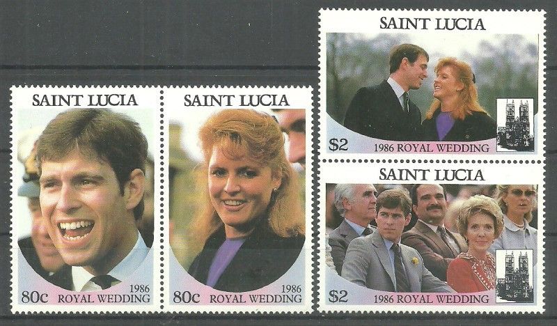 Znaczek Saint Lucia 1986 Mi 848-851 Czyste **