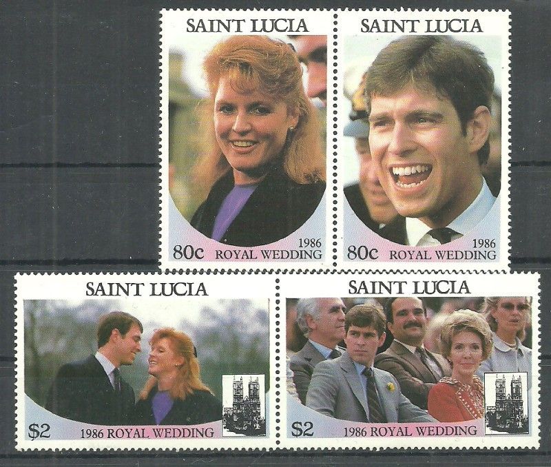 Znaczek Saint Lucia 1986 Mi 848-851 Czyste **