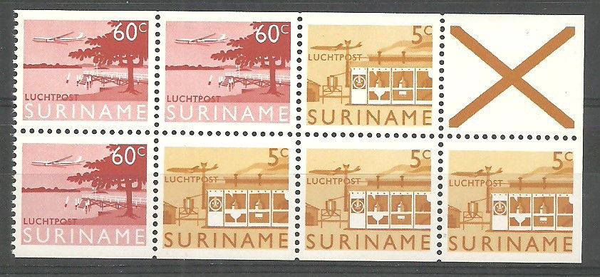 Znaczek Surinam 1978 Mi h-blatt 6 Czyste **