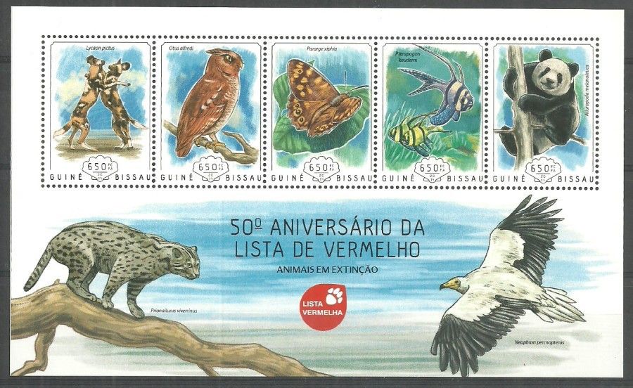 Znaczek Gwinea Bissau 2014 Mi ark 7151-7155 Czyste **