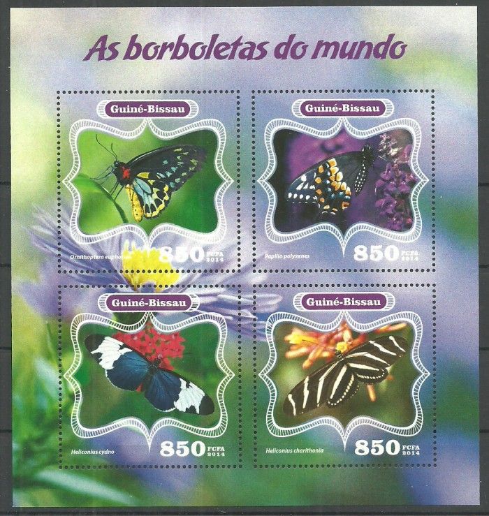 Znaczek Gwinea Bissau 2014 Mi ark 7256-7259 Czyste **