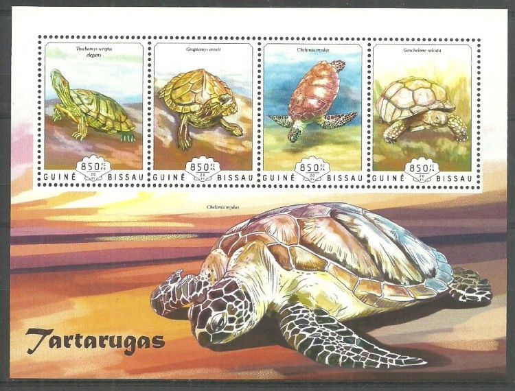 Znaczek Gwinea Bissau 2014 Mi ark 7341-7344 Czyste **