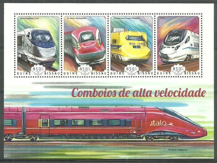 Znaczek Gwinea Bissau 2014 Mi ark 7432-7435 Czyste **