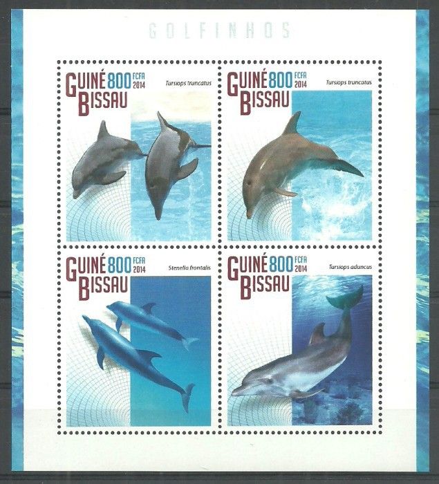 Znaczek Gwinea Bissau 2014 Mi ark 7496-7499 Czyste **