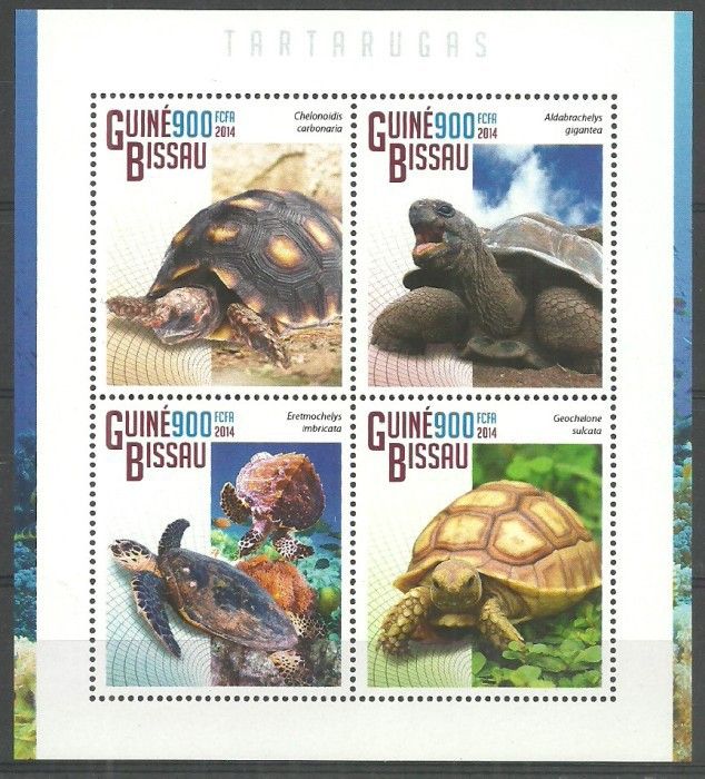 Znaczek Gwinea Bissau 2014 Mi ark 7537-7540 Czyste **