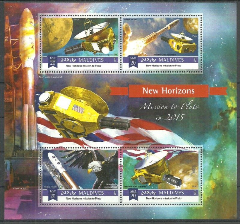 Znaczek Malediwy 2015 Mi ark 5845-5848 Czyste **