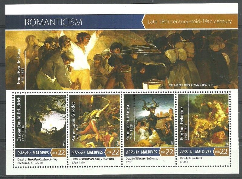 Znaczek Malediwy 2015 Mi ark 5986-5989 Czyste **
