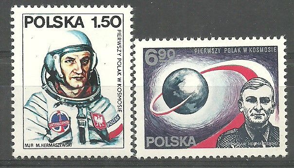 Znaczek Polska 1978 Mi A2563-2564 Fi 2416-2417a Czyste **