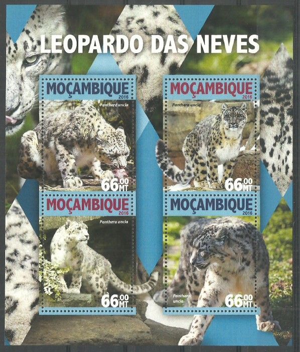 Znaczek Mozambik 2016 Mi ark 8359-8362 Czyste **