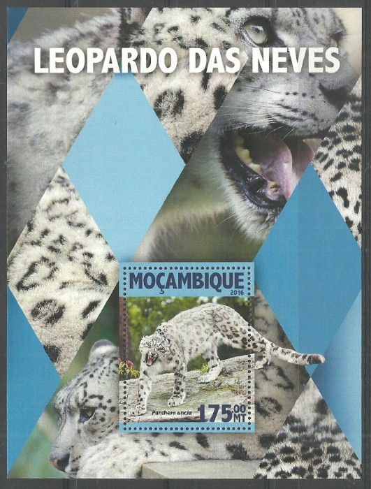 Znaczek Mozambik 2016 Mi bl 1112 Czyste **