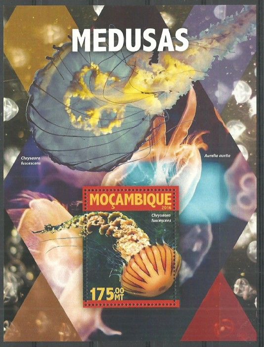 Znaczek Mozambik 2016 Mi bl 1114 Czyste **