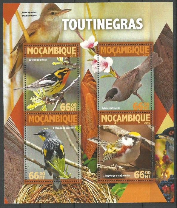 Znaczek Mozambik 2016 Mi ark 8414-8417 Czyste **
