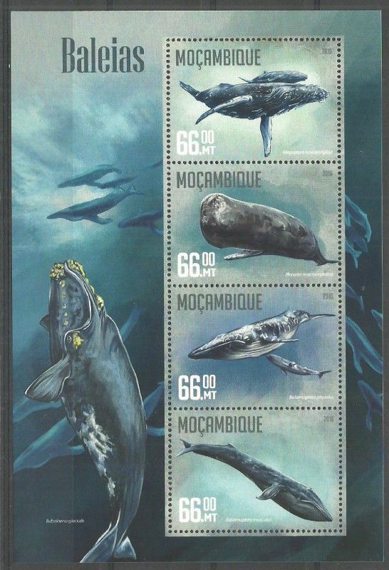 Znaczek Mozambik 2016 Mi ark 8454-8457 Czyste **