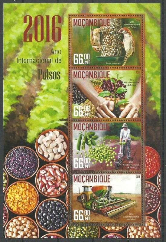Znaczek Mozambik 2016 Mi ark 8579-8582 Czyste **