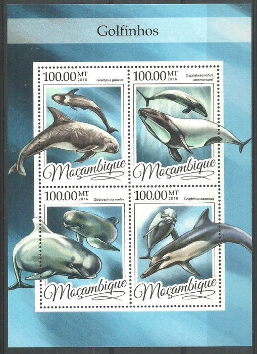Znaczek Mozambik 2016 Mi ark 8599-8602 Czyste **