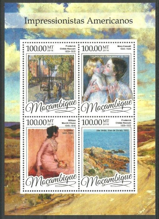 Znaczek Mozambik 2016 Mi ark 8659-8662 Czyste **