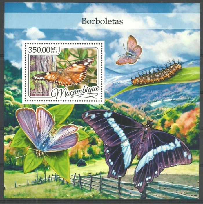 Znaczek Mozambik 2016 Mi bl 1188 Czyste **