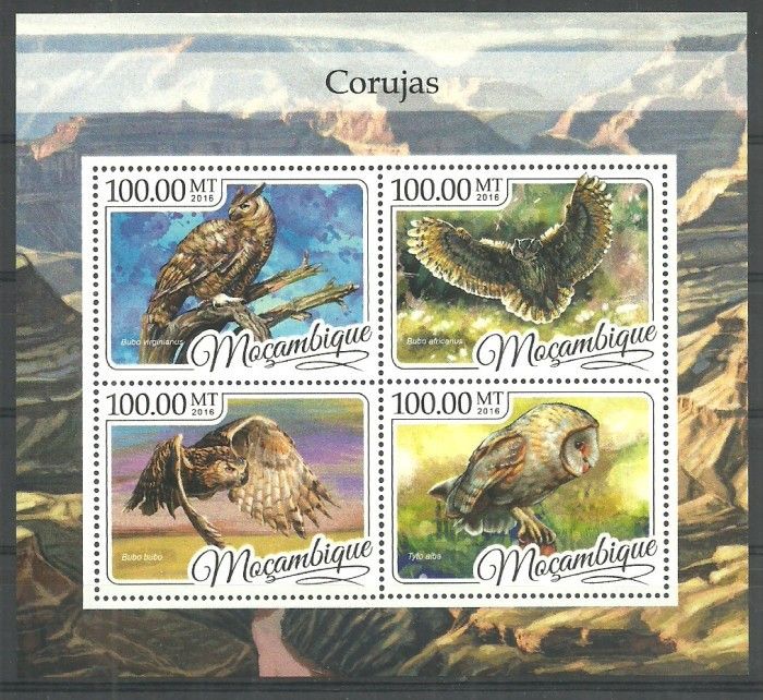 Znaczek Mozambik 2016 Mi ark 8774-8777 Czyste **