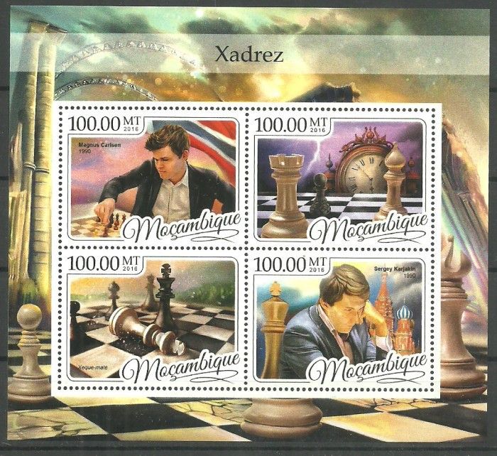 Znaczek Mozambik 2016 Mi ark 8854-8857 Czyste **