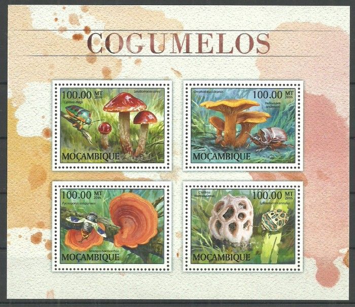 Znaczek Mozambik 2016 Mi ark 8889-8892 Czyste **