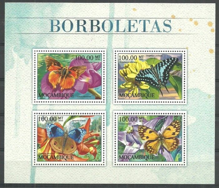 Znaczek Mozambik 2016 Mi ark 8894-8897 Czyste **