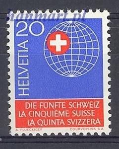 Znaczek Szwajcaria 1966 Mi 841 Czyste **