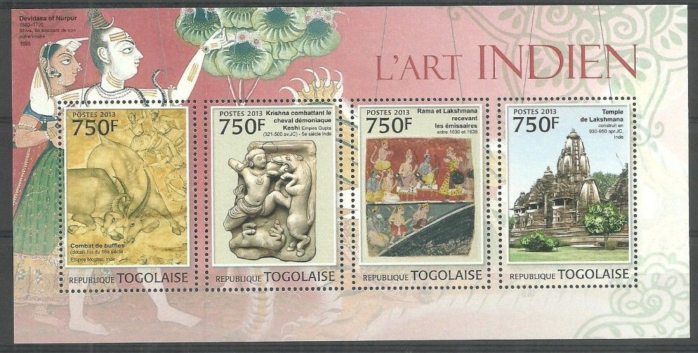 Znaczek Togo 2013 Mi ark 4706-4709 Czyste **