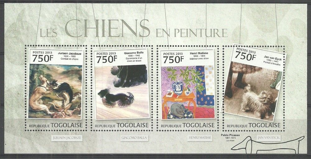 Znaczek Togo 2013 Mi ark 4726-4729 Czyste **