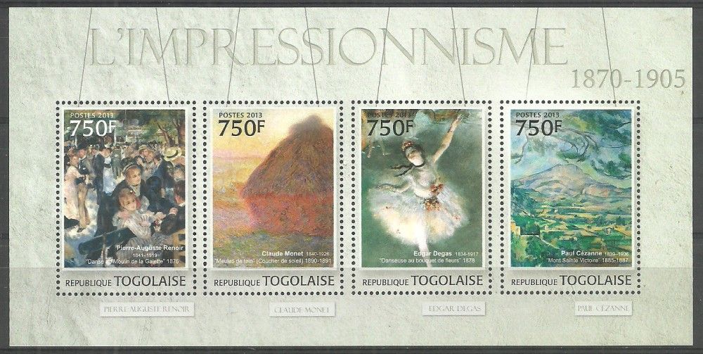 Znaczek Togo 2013 Mi ark 4761-4764 Czyste **