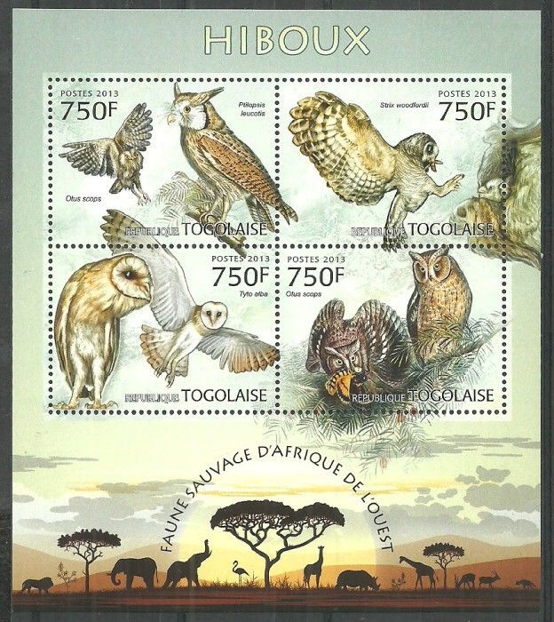 Znaczek Togo 2013 Mi ark 4811-4814 Czyste **