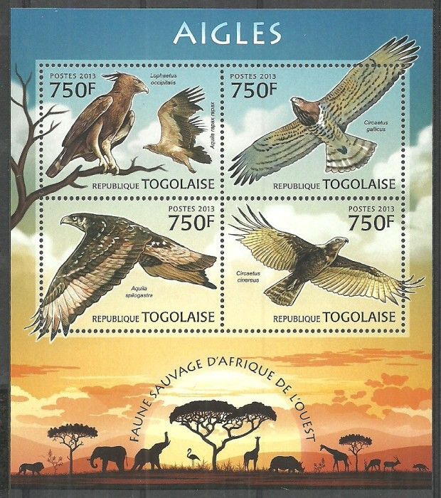 Znaczek Togo 2013 Mi ark 4816-4819 Czyste **
