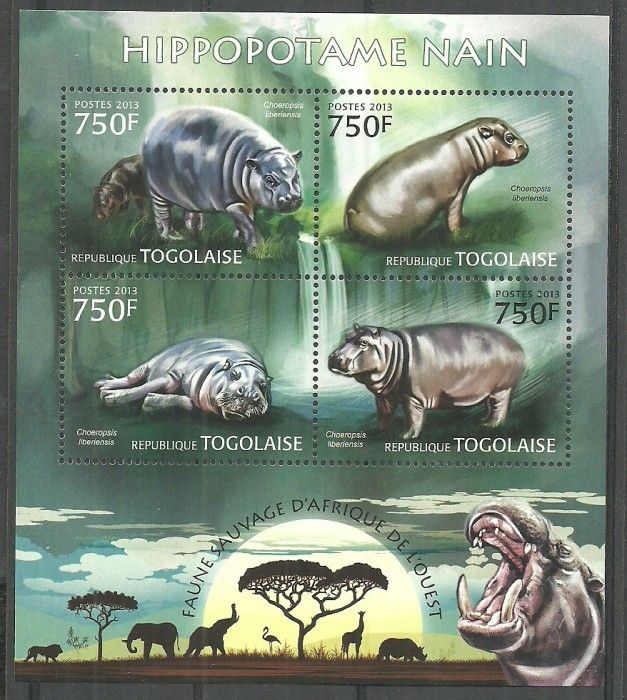 Znaczek Togo 2013 Mi ark 4851-4854 Czyste **